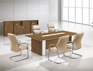 Giá Rẻ Tốt Nhất Sự Lựa Chọn Vòng Họp Bàn Văn Phòng 3 Người Hội Nghị Phòng Bảng Với Ghế Nội Thất Văn Phòng Cổ Điển 5 Năm Bảng Điều Khiển - Product Image 2