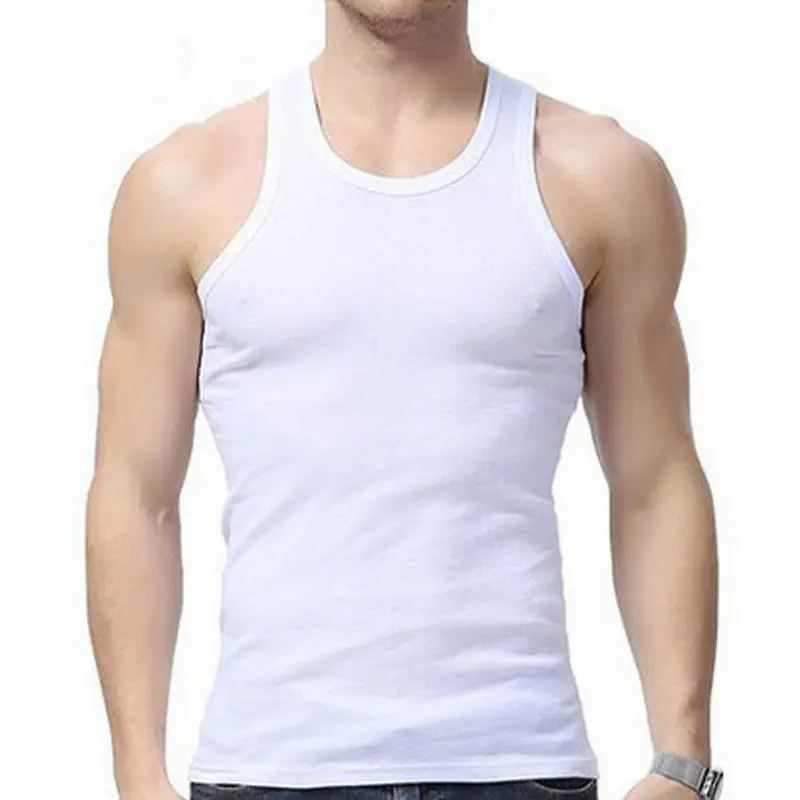 OEM blank fitness bodybuilding gym tank top vest men's clothing underwear