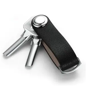 Trống Da Mới Trống Dệt Da Rope Xe Key Chain Với Vachette Clasp Keychain Biểu Tượng Tùy Chỉnh Áp Dụng Cho Tất Cả Các Xe