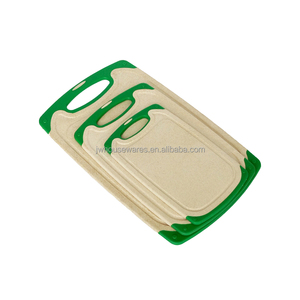 2018 nuevo diseño arroz tajo natural conjunto tabla de cortar ecológico quesos con mango - Product Image 2