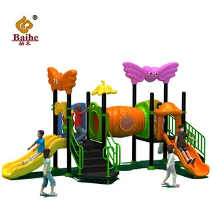 Güvenli ve ilginç plastik + GALVANİZLİ ÇELİK BORU bahçe açık büyük oyun alanı slayt çocuk açık oyun alanı