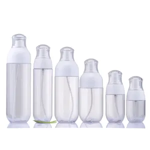 Jinwusun — bouteille de pulvérisation en plastique transparent, flacon de haute qualité, pour Lotion, Petg, cosmétique, vente en gros