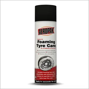 AEROPAK espuma neumático brillo cuidado de pulido limpiador para neumáticos