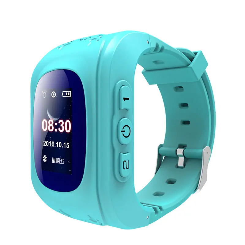 Hot sell cheap price gps tracker and 2g network gsm mobile phone Q50 baby smart wrist watch