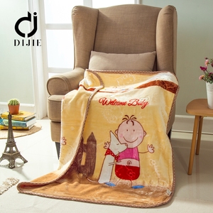 De alta calidad de relleno de poliéster amarillo estrella bebé Manta - Product Image 2
