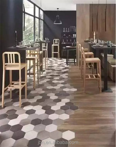 <span class=keywords><strong>Piastrelle</strong></span> Esagonali in Vinile Antiscivolo <span class=keywords><strong>Moderne</strong></span> per Pavimenti di Bagni, Cucine e Decorazione Pareti Interne - Product Image 2