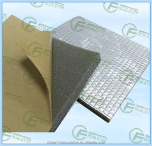 Toit matériau d'isolation <span class=keywords><strong>thermique</strong></span> <span class=keywords><strong>auto</strong></span> - adhésif mousse de xpe feuille fermé cellulaire mousse avec une feuille d'aluminium - Product Image 3