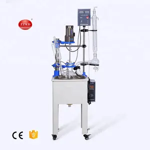 ZZKD F 5Liter Science used Chemical Glass Reactor for Distillation and Purification