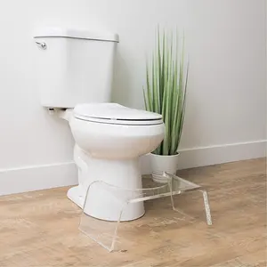 도매 아크릴 화장실 단계 의자 욕실 화장실 의자