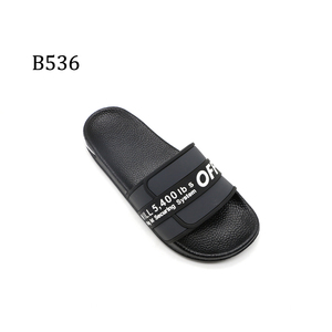 Sandalias planas de PVC con Logo personalizado para hombre, Chanclas de playa, hogar, Arabia, India, para verano - Product Image 4