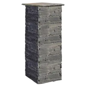 Colonne et pilier de pierre en ardoise naturelle, populaire en chine, livraison gratuite