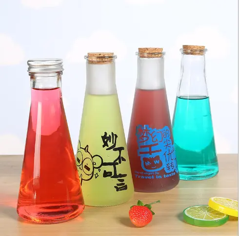 350ml/500ml glass beverage bottles wholesale/empty juice bottles wholesale