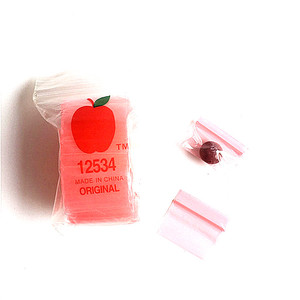 Chine Vente en gros Sac en plastique LDPE à fermeture éclair <span class=keywords><strong>pas</strong></span> <span class=keywords><strong>cher</strong></span> 1010 Mini sac à pommes - Product Image 2