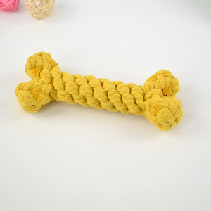 Jouet de chien tressé en coton, corde en os coloré, pour animal de compagnie - Product Image 6