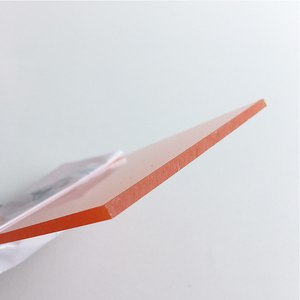 Feuille de polycarbonate solide orange 4 mm, feuille de PC - Product Image 3