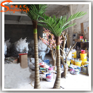 Palmera artificial de plástico, producto de hoja de coco, precio al por mayor - Product Image 4