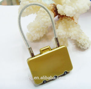 arceau en acier trempé combinaison composer valise bagages serrure <span class=keywords><strong>casier</strong></span> petit cadenas - Product Image 1