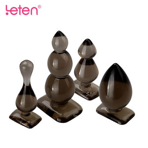 Sıcak toptan Online alışveriş Leten siyah yumuşak silikon Ass Anal Plug yetişkin flört eşcinsel SM oyuncaklar seks ürünleri - Product Image 1