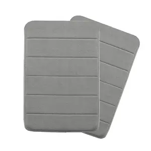 (CHAKME) Water Absorbent Waterproof Door Mat Bath Mat Memory Foam