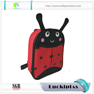 Mariquita linda mochila kids Poliéster mochila de campamento de picnic almuerzo frío - Product Image 2