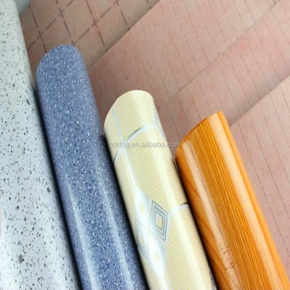 Fabriqué en Corée PVC plancher stock pas cher prix
