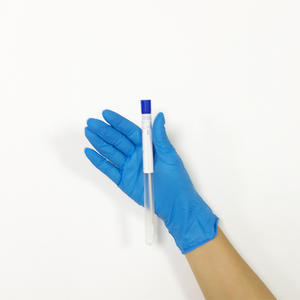 Guanti in nitrile monouso per esami di tutte le dimensioni nero blu rosa per uso dentale - Product Image 5