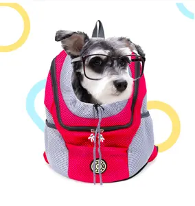 Mới Ngoài Trời Ra Đôi Vai Du Lịch Di Động Ba Lô Pet Dog Front Bag Lưới Ba Lô Head Pet Dog Carrier Bag