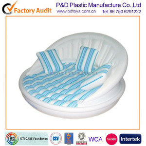 Sofá <span class=keywords><strong>Cama</strong></span> Inflable Moderno para Interiores y Exteriores, Reclinable, Plegable, con Almacenamiento, Libre de Ftalatos, Diseño Ergonómico de PVC para - Product Image 6