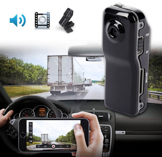 Pocket Mini Camcorder Button  WIFI IP P2P Cam MD80