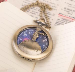 <span class=keywords><strong>Montre</strong></span> de poche rétro en bronze avec chaîne pendentif, quartz, petit prince, boîtier de <span class=keywords><strong>montre</strong></span> 47 mm, <span class=keywords><strong>montre</strong></span> de poche creuse - Product Image 5