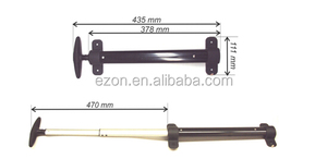 Manico Telescopico Singolo per Zaino A383A-G-6/3 Sezioni in Alluminio Nero Esterno Argento Interno Accessori Speciali per Borse - Product Image 4