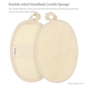 Baño y ducha esponja cepillo 2 en 1 de cara y cuerpo EXFOLIANTE SUAVE cuerpo piel 100% mejor limpiador de silicona cuerpo cepillo para el baño - Product Image 6