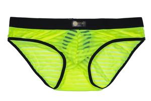 Mens Underwear Stripe <strong>Thong</strong> Sexy <strong>See</strong> <strong>Through</strong> Transparent Briefs Man Panties - Product Image 6