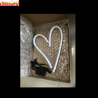 Pas quantité minimale de commande, livraison directe, vente en gros, chine, prix d'usine, publicité personnalisée, amour, cœur, led, signe néon pour magasin et fête
