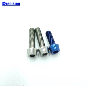 M5x18mm Coloré Conique À Tête Hexagonale Vélo Allen Titane Boulons de Vélo - Product Image 3
