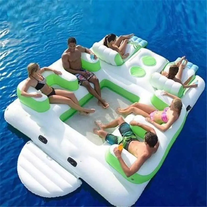 Отличный надувной плавающий остров на 6 человек для продажи