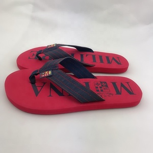 Ücretsiz kargo artı boyutları kumaş askıları kalıplı su geçirmez plaj sandaletleri eva köpük levha klasik flip flop - Product Image 3