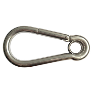 Crochet de <span class=keywords><strong>mousqueton</strong></span> de crochet de ressort d'acier inoxydable avec l'<span class=keywords><strong>oeillet</strong></span> - Product Image 2