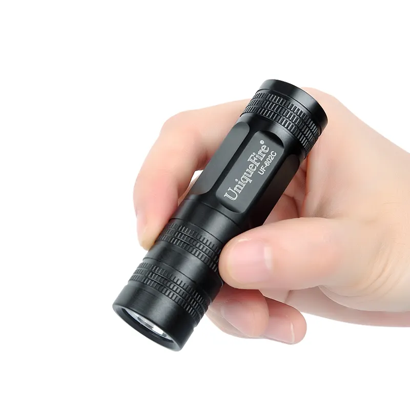 UniqueFire UF-602C promotional 365nm uv mini keychain led flashlight torch light lamp