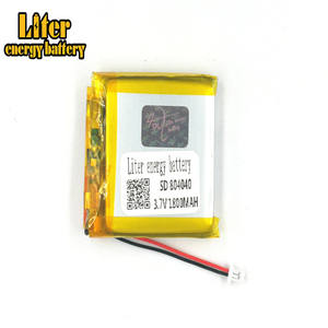 Plug 1.0-2 P 3.7 V 804040 1800 mah high quality lithium polymer battery rechargeable Li li-ion battery voltage Li- po Li-polymer battery - Product Image 1