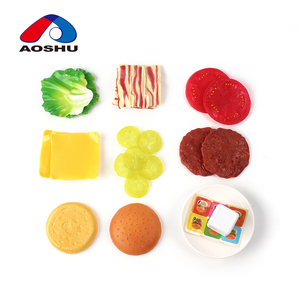 Đồ Chơi Đóng Vai Đồ Chơi Hamburger Bằng Nhựa Đồ Ăn Giả Vờ Co Giãn Cho Nhà Bếp Đồ Chơi Giả Vờ Cho Trẻ Em - Product Image 2