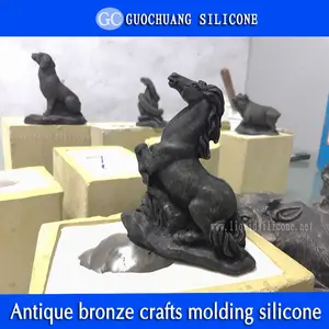 Caucho de silicona líquida para el molde de la escultura de bronce
