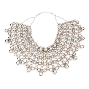 Collane Statement Artigianali con Perline, Gioielli Indiani, Collare di Perle Imitazione Bollywood, Girocollo con Perline, Collana Maxi, Gioielli da Sposa - Product Image 3