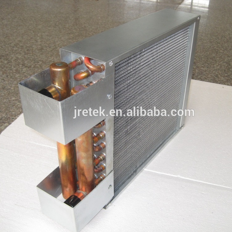 Воздушно-водяной теплообменник с вентилятором