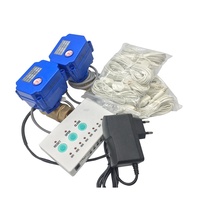DC12V 3/4 "robinet à tournant sphérique 8 pièces capteurs alarme d'eau contrôleur de détecteur WLD pour usage domestique détecteur de fuite vanne motorisée