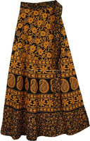 Falda larga envolvente de algodón para mujer, ropa bonita con estampado, Sarong