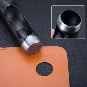 10Pcs <strong>Leather</strong> Hole Punch 1-10Mm Belt Hole Puncher Cylindrical <strong>Leather</strong> Gasket Hollow Hole Punch Set <strong>Leather</strong> Punching <strong>Tool</strong>, Wood - Product Image 5
