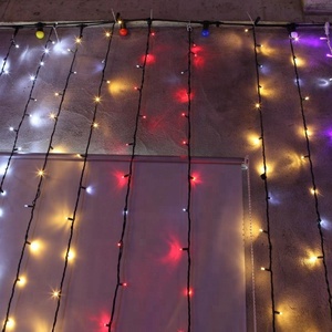 Evermore <span class=keywords><strong>Holiday</strong></span> <span class=keywords><strong>Time</strong></span> Giáng Sinh Cầu Vồng Rèm Chuỗi Đèn Led Cho Cửa Sổ - Product Image 4