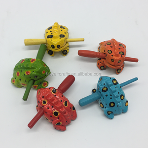 Artisanat en bois fait à la main, instrument de percussion, <span class=keywords><strong>grenouille</strong></span> musicale en bois, <span class=keywords><strong>grenouille</strong></span> grinceuse en bois - Product Image 3