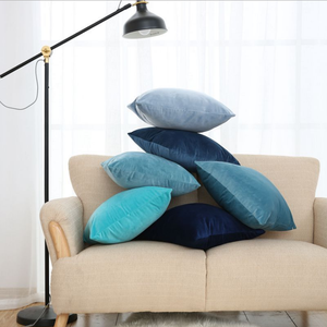 Promotional Solid Color <strong>Velvet</strong> <strong>Cushion</strong> <strong>Cover</strong> Super Soft Decorative <strong>Velvet</strong> <strong>Cushion</strong> <strong>Cover</strong> - Product Image 2